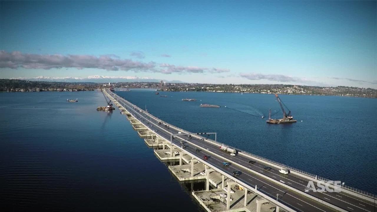 SR-520 Floating Bridge and Landings Project - YouTube