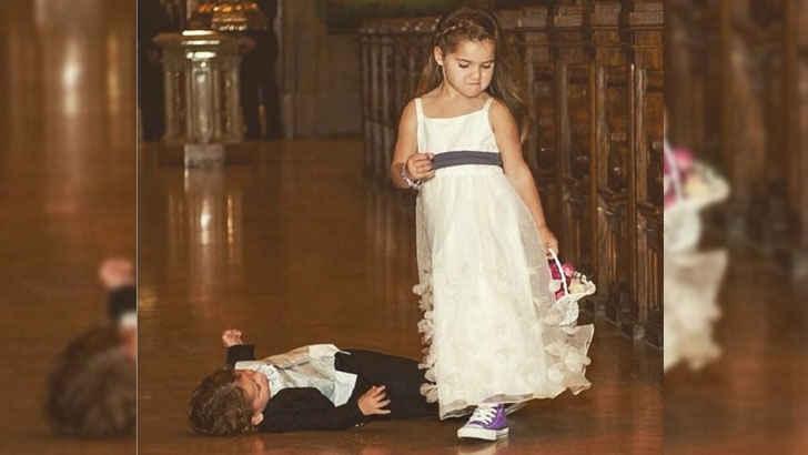 A person in a white dress and a person in a tuxedo

Description automatically generated with medium confidence